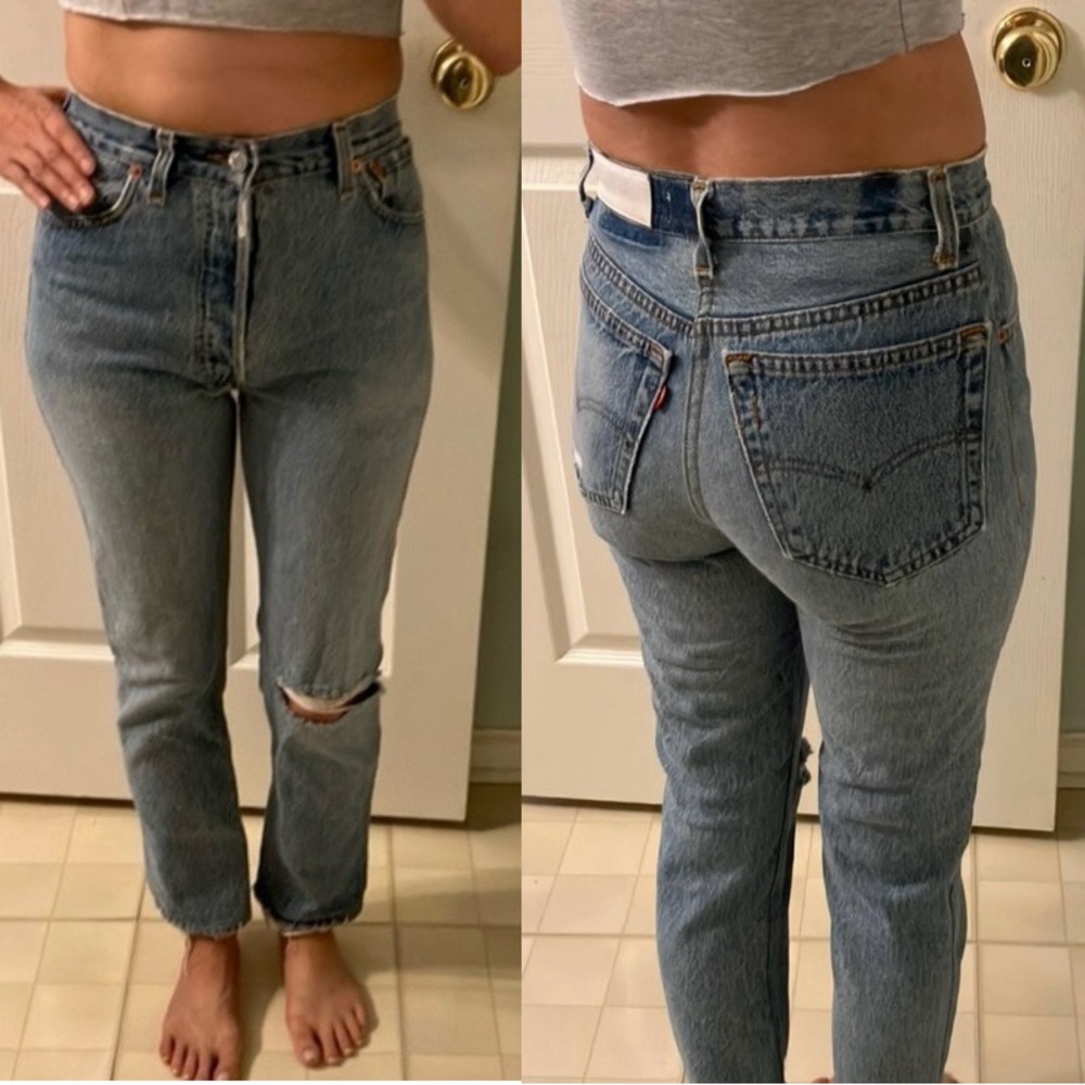 Re/Done Vintage Levis Jeans Faded Blue Size 24